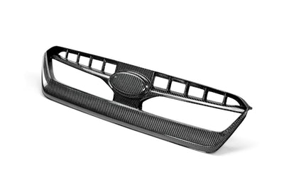 OEM-style carbon fiber front grille <br> 2015-2017 Subaru WRX/STi