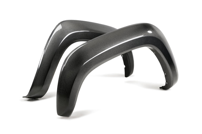 Carbon fiber front fender flares <br> 2016-2023 Toyota Tacoma