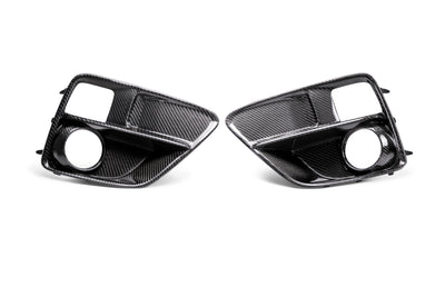 Carbon fiber fog light surround <br> 2015-2017 Subaru WRX/STi