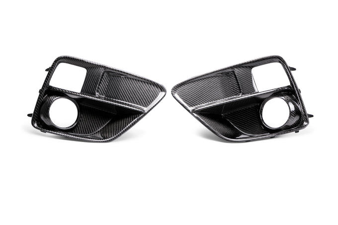 Carbon fiber fog light surround <br> 2015-2017 Subaru WRX/STi