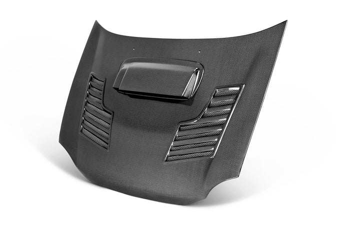 CWII-style carbon fiber hood <br> 2002-2003 Subaru Impreza