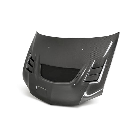CW-style carbon fiber hood <br> 2003-2006 Mitsubishi Lancer EVO