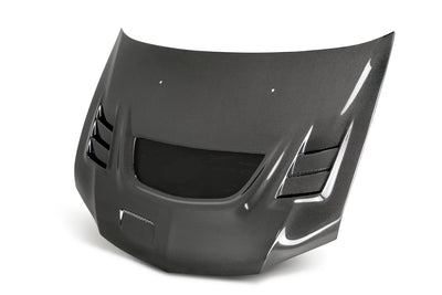 CW-style carbon fiber hood <br> 2003-2006 Mitsubishi Lancer EVO