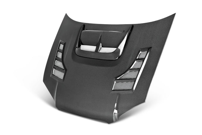CW-style carbon fiber hood <br> 2004-2005 Subaru Impreza