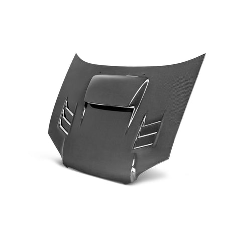 CWII-style carbon fiber hood <br> 2004-2005 Subaru Impreza