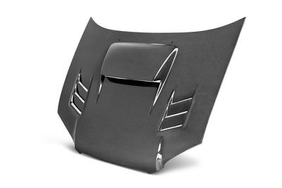 CWII-style carbon fiber hood <br> 2004-2005 Subaru Impreza