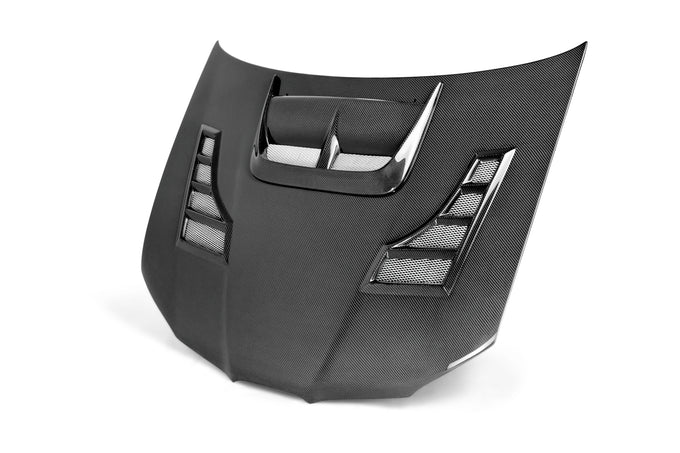 CW-style carbon fiber hood <br> 2006-2007 Subaru Impreza