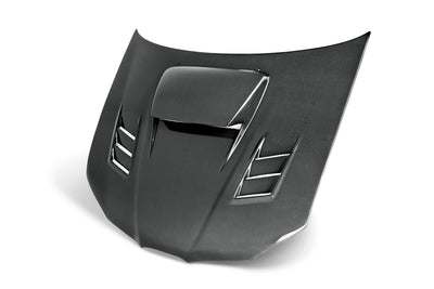 CWII-style carbon fiber hood <br> 2006-2007 Subaru Impreza