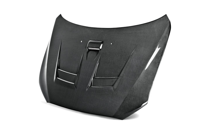 DV-style carbon fiber hood <br> 2008,2010-2015 Mitsubishi Lancer