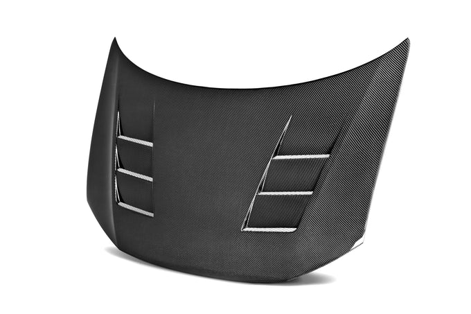 TS-style carbon fiber hood <br> 2012-2013 Honda Civic