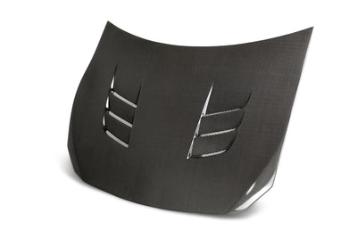 TS-style carbon fiber hood <br> 2013-2020 Scion FRS, Toyota 86, Subaru BRZ