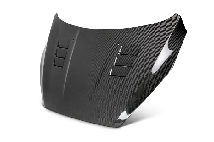 TS-style carbon fiber hood <br> 2015-2018 Ford Focus