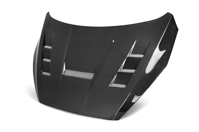 TV-style carbon fiber hood <br> 2015-2018 Ford Focus