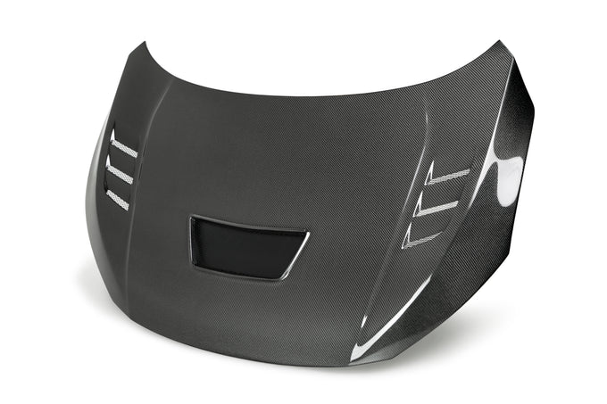 CV-style carbon fiber hood <br> 2017-2020 Honda Civic