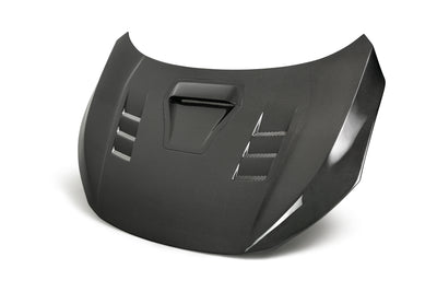 TS-style carbon fiber hood <br> 2017-2020 Honda Civic
