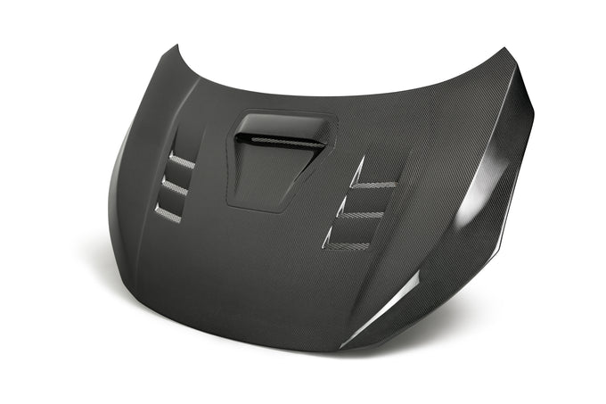 TS-style carbon fiber hood <br> 2017-2020 Honda Civic