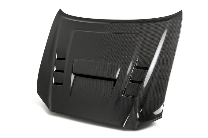 TS-style carbon fiber hood <br> 2016-2023 Toyota Tacoma
