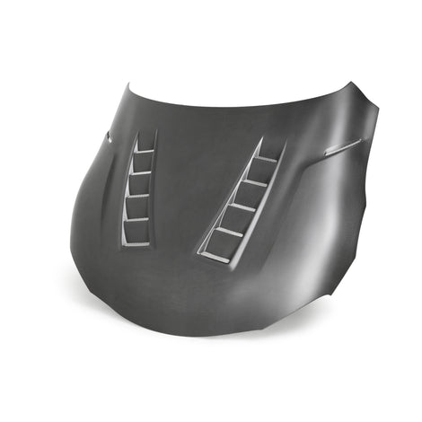 TS-style DRY Carbon Fiber hood <br> 2020-2026 Toyota GR Supra