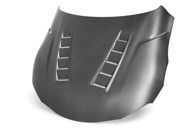 TS-style DRY Carbon Fiber hood <br> 2020-2026 Toyota GR Supra