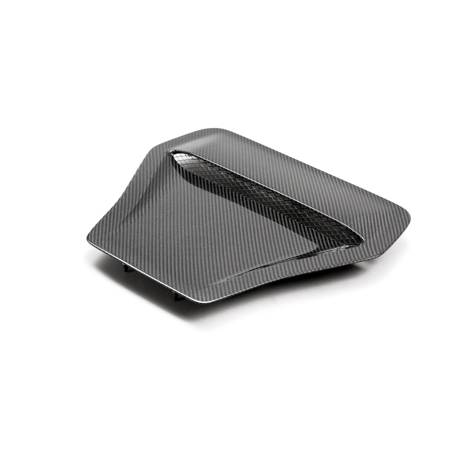 OEM-style carbon fiber hood scoop <br> 2017-2021 Honda Civic Type R