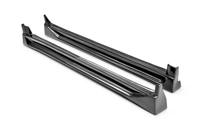 CW-style carbon fiber side skirts <br> 2004-2005 Subaru Impreza / WRX