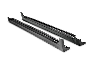 OEM-style carbon fiber side skirts <br> 2008-2014 Subaru STi / 2011-2014 WRX