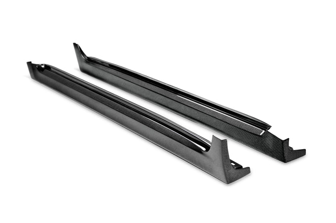 OEM-style carbon fiber side skirts <br> 2008-2014 Subaru STi / 2011-2014 WRX