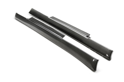 OEM-style carbon fiber side skirts <br> 2009-2016 Nissan GT-R