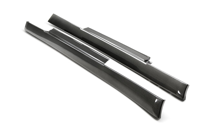 OEM-style carbon fiber side skirts <br> 2009-2016 Nissan GT-R
