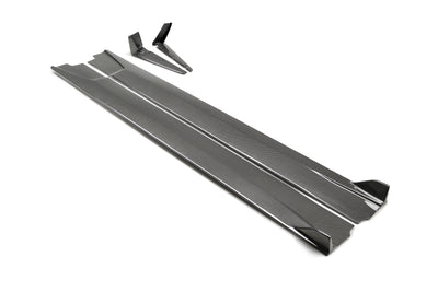TB-style carbon fiber side skirts <br> 2017-2022 Infiniti Q60