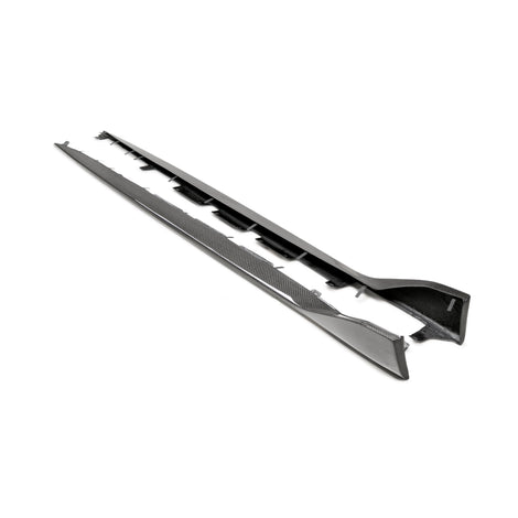 OEM-style carbon fiber side skirts <br> 2020-2026 Toyota GR Supra