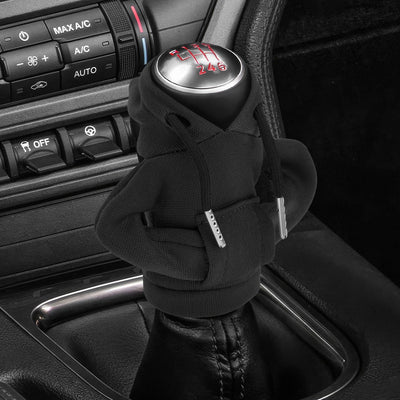 Black Hoodie Gear Shift Knob Cover <br> Universal