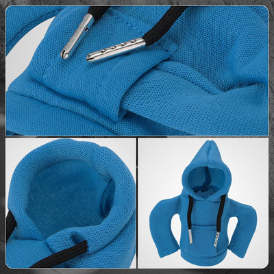 Blue Hoodie Gear Shift Knob Cover <br> Universal