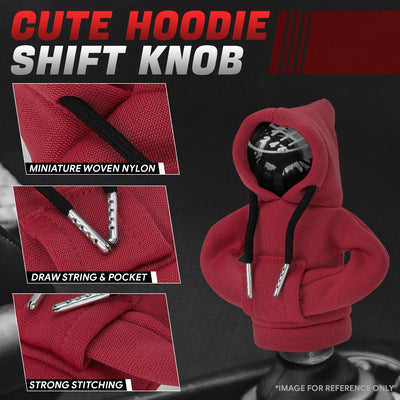 Red Hoodie Gear Shift Knob Cover <br> Universal