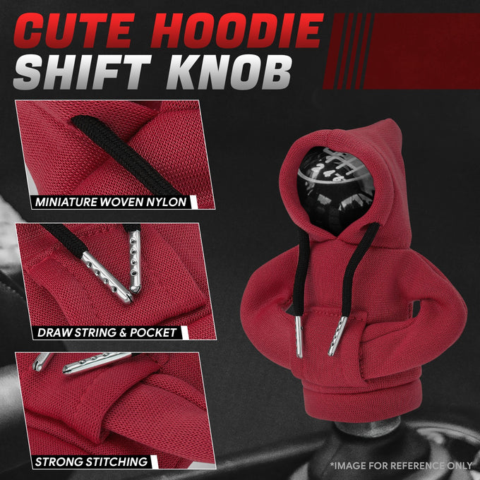Red Hoodie Gear Shift Knob Cover <br> Universal