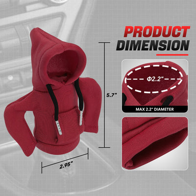 Red Hoodie Gear Shift Knob Cover <br> Universal
