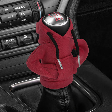 Red Hoodie Gear Shift Knob Cover <br> Universal