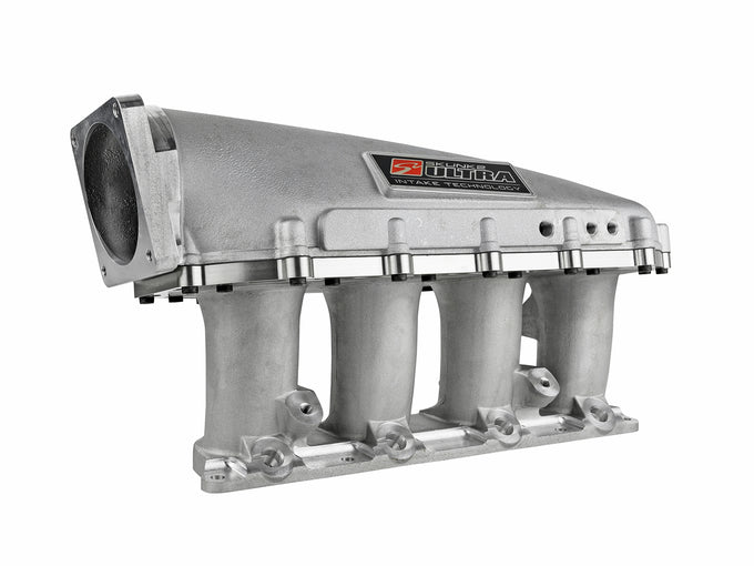 Silver Ultra Series K Series Race Intake Manifold <br> Honda K20A/K20A2/K20Z1/K24A1