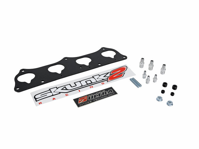 Silver Ultra Series K Series Race Intake Manifold <br> Honda K20A/K20A2/K20Z1/K24A1