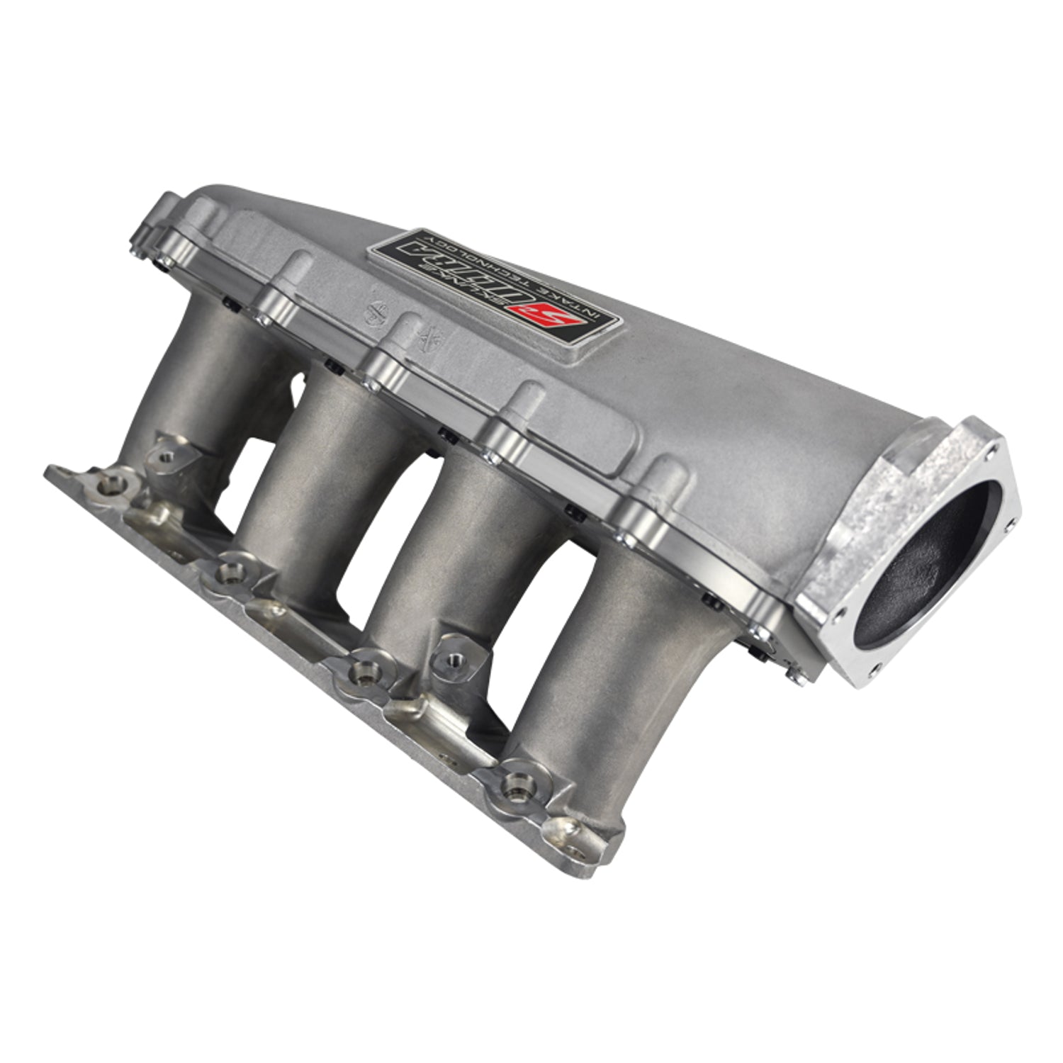 Ultra Race Intake Manifold Style w/Silver Adapter <br> Honda K20A/K20A2/K20Z1/K24A2