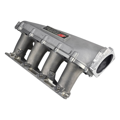 Ultra Race Intake Manifold Style w/Silver Adapter <br> Honda K20A/K20A2/K20Z1/K24A2