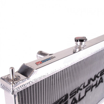 Alpha Series Radiator Dual Core Design <br> 88-91 Honda Civic/CR-X