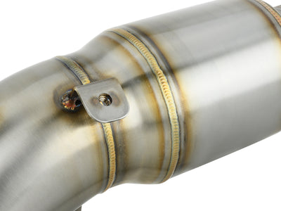76mm Alpha Downpipe w/ CAT <br> 18-21 Honda Civic Type R