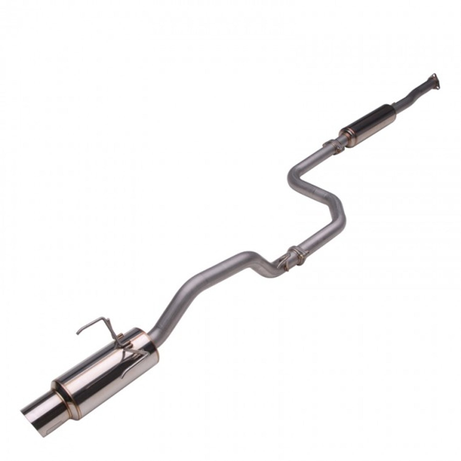 MegaPower 60mm Exhaust System <br> 92-95 Honda Civic EX 2dr. 96-00 Civic EX/ Si 2dr.