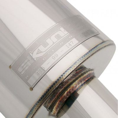 MegaPower R 70mm Exhaust System <br> 06-11 Honda Civic Si 2dr.
