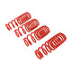 2.50in - 2.25in. Lowering Springs (Set of 4) <br> 94-01 Acura Integra