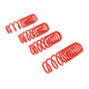 2.25in - 2.00in. Lowering Springs (Set of 4) <br> 93-01 Honda Prelude