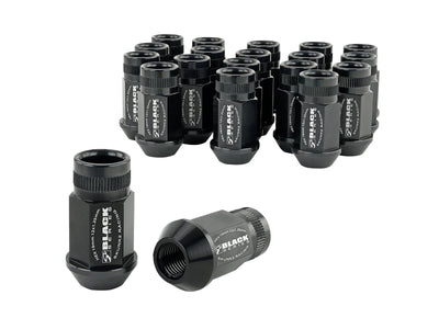 20 Pcs 12x1.25 Forged Lug Nut -Black <br> Universal