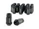 20 Pcs 12x1.25 Forged Lug Nut -Black <br> Universal