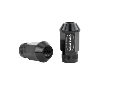 20 Pcs 12x1.25 Forged Lug Nut -Black <br> Universal